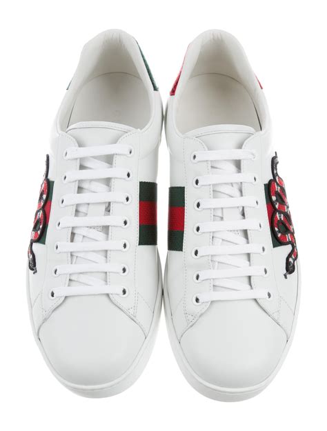 gucci snake ace sneakers.